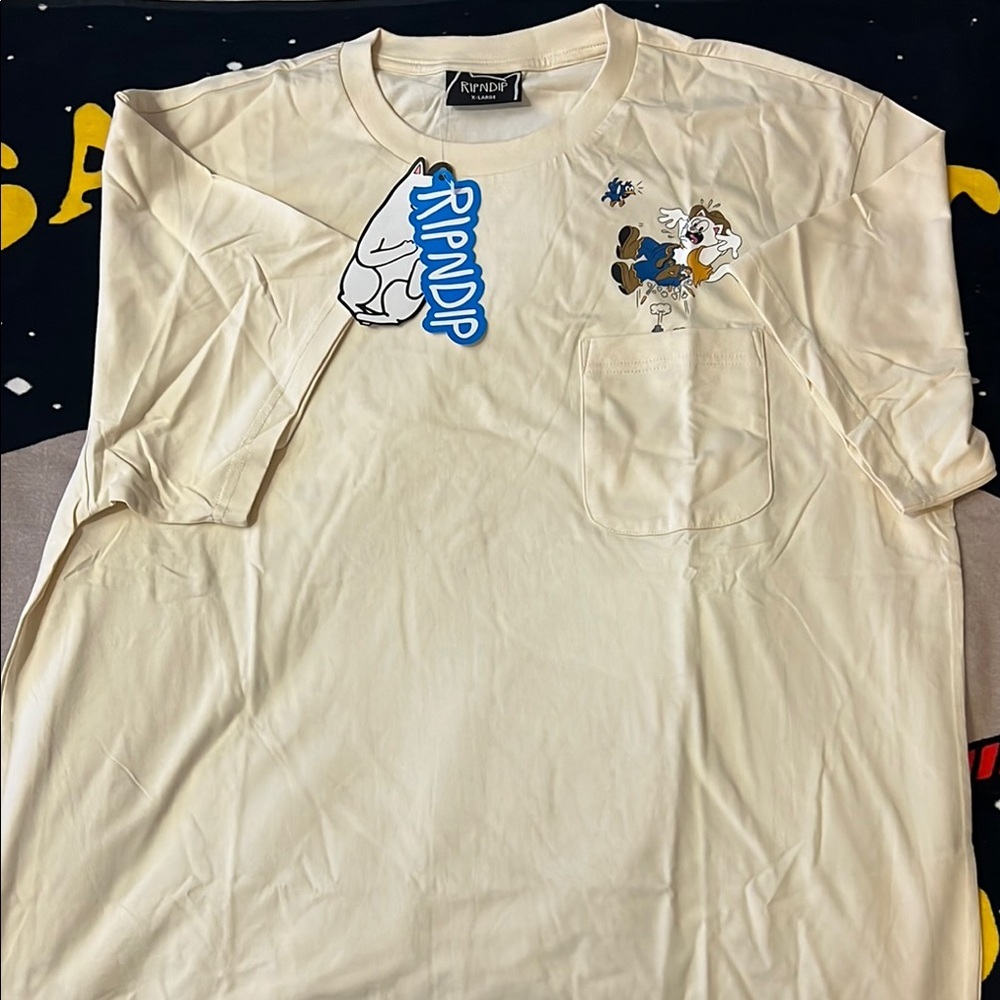 Ripndip Cream Short Sleeve Tee